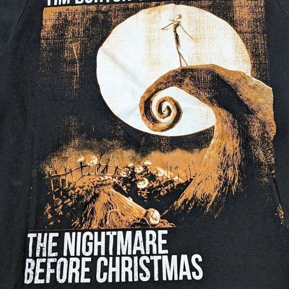 Disney Nightmare Before Christmas Black Graphic Tee - Picture 2 of 4